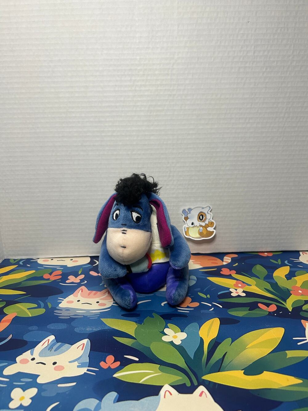 Disney Winnie the Pooh Eeyore Painting Painter Bean Bag Plush Stuffed Animal Toy